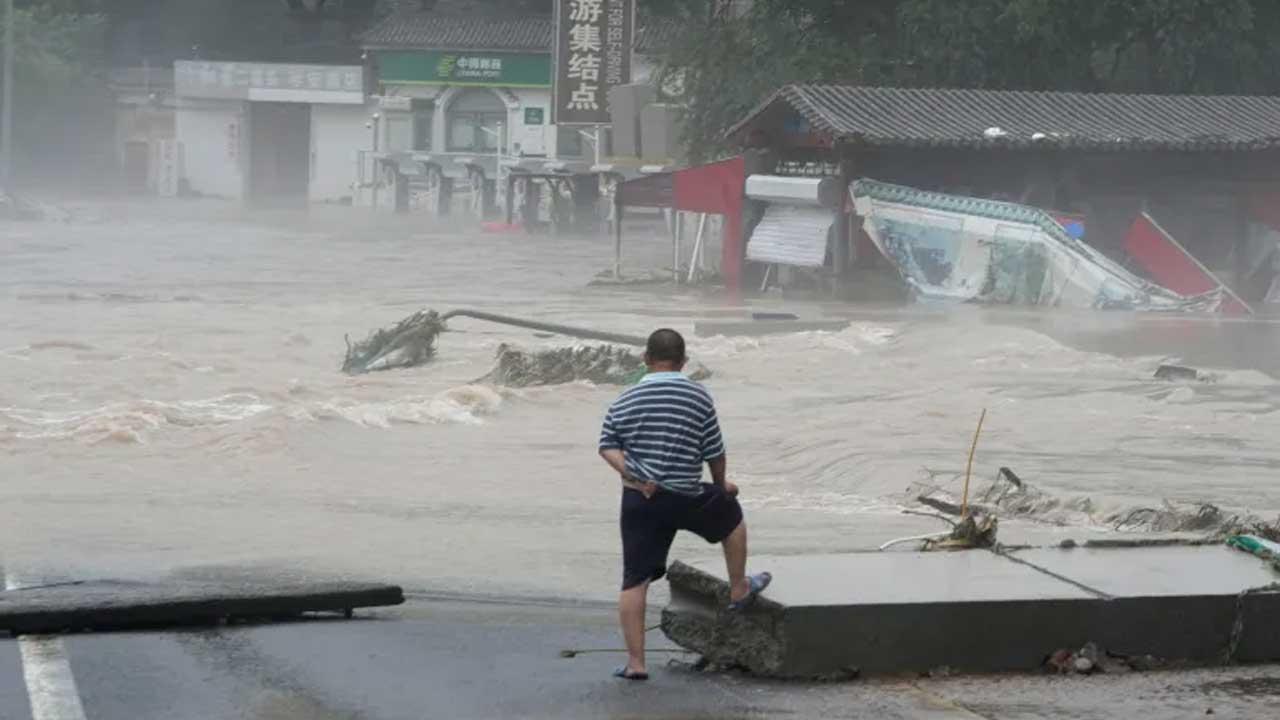 Deadly Floods Hit Northern China After Record Rainfall Strikes