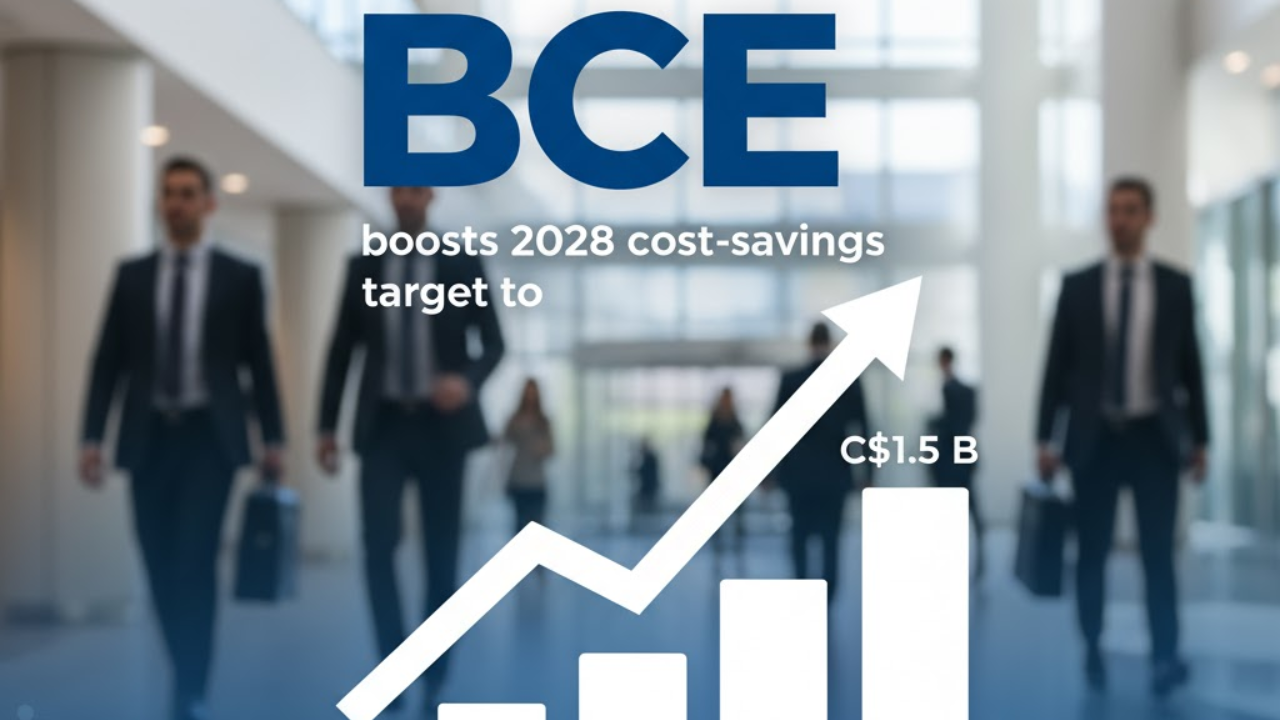 BCE Raises 2028 Cost-Saving Target to C$1.5 B in New 3-Year Strategy
