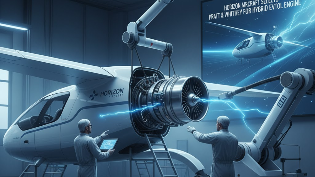 Horizon Aircraft Selects Pratt & Whitney Canada Engine for Its Hybrid eVTOL Aircraft