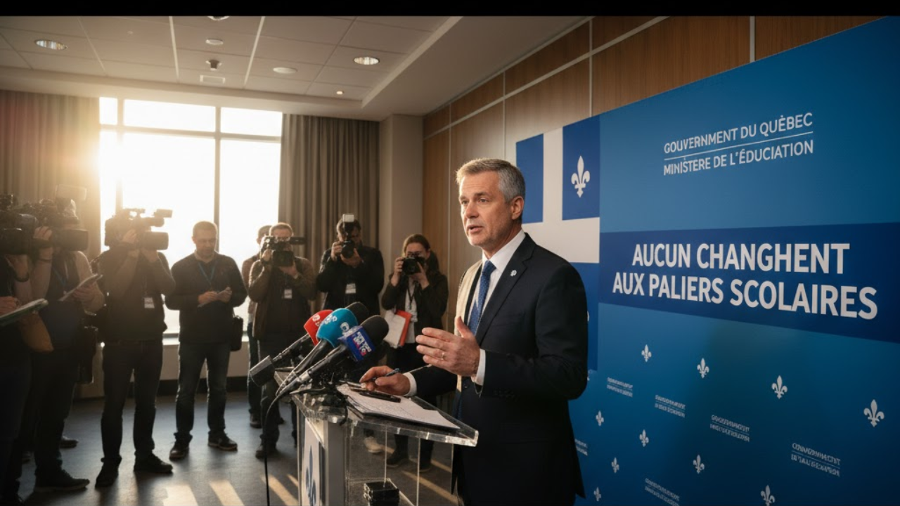 Quebec Education Minister Affirms No Change to Three-Tiered School System