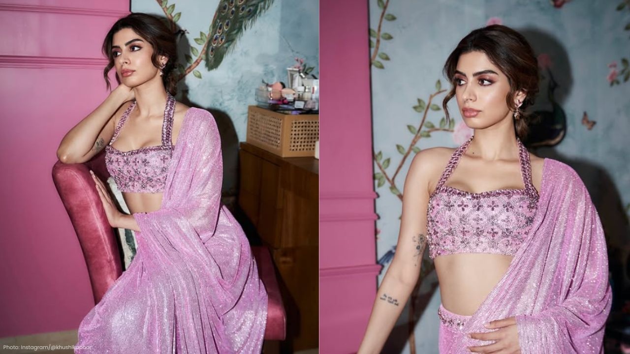 Khushi Kapoor makes her acting debut on Mom 2 as candid set photos surface