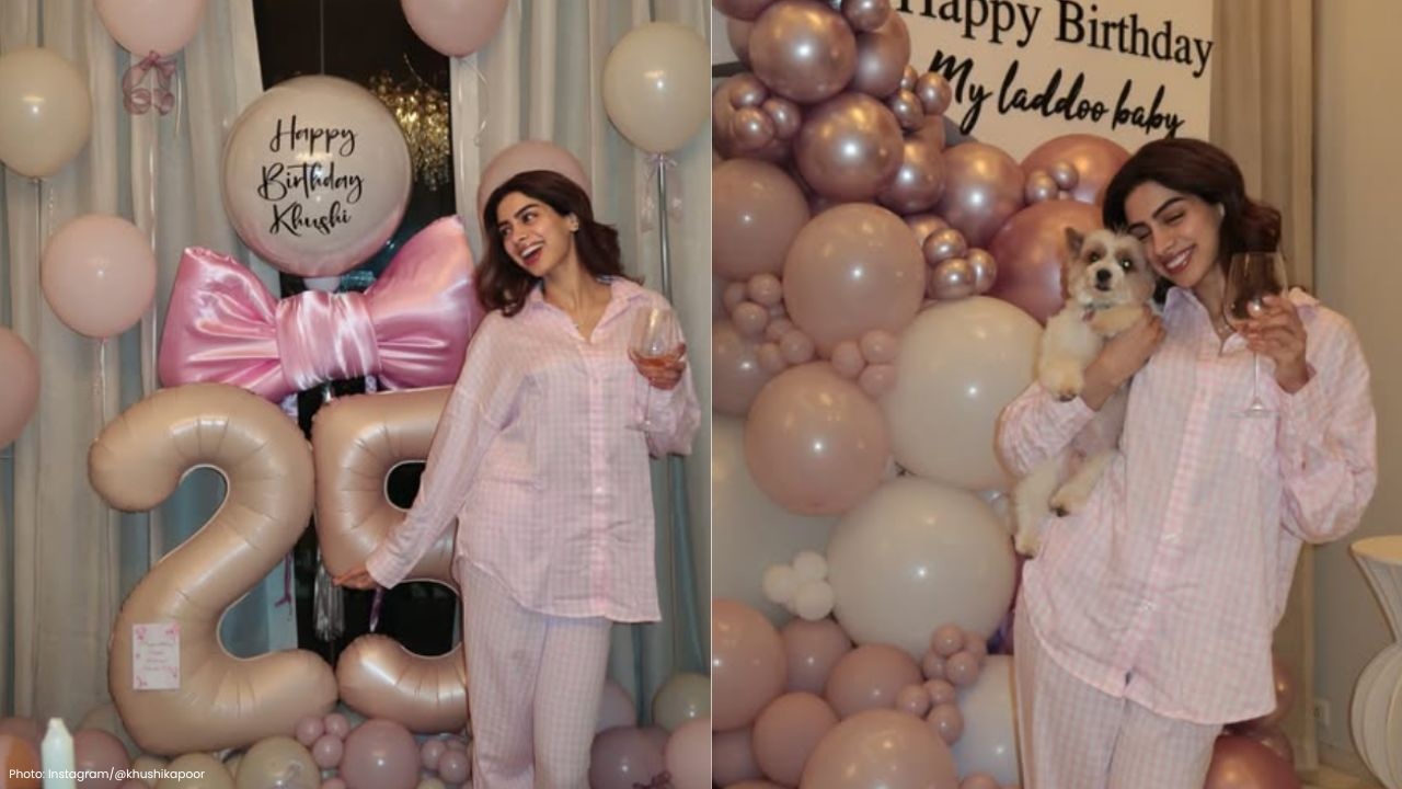 Khushi Kapoor at 25: A Pink-Themed Birthday and Quiet Family Moments