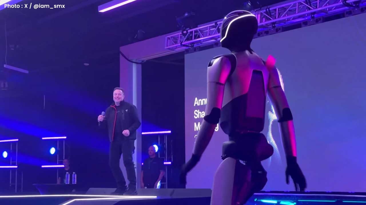 Elon Musk Celebrates Pay Package with Optimus Dance at Tesla AGM
