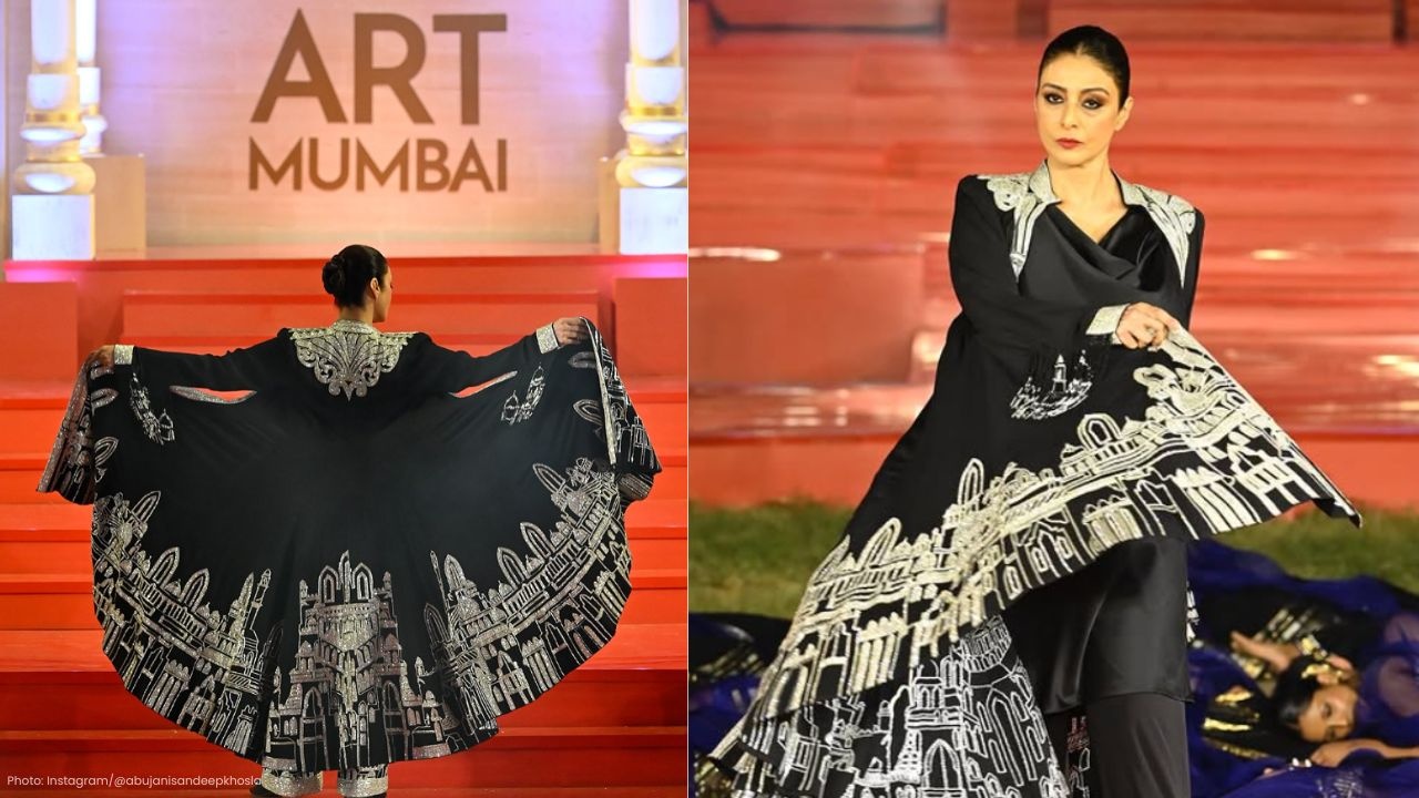 Tabu Dazzles as Showstopper in Striking Abu Jani-Khosla Ensemble