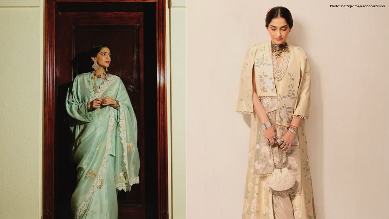 Sonam Kapoor Dazzles in Pastel Ensembles at Dubai nuptials