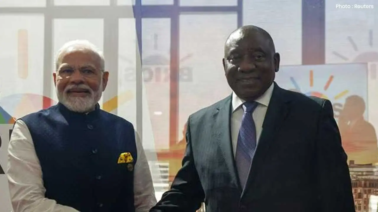 Modi Engages with South African Leader at G20 for Enhanced Partnership