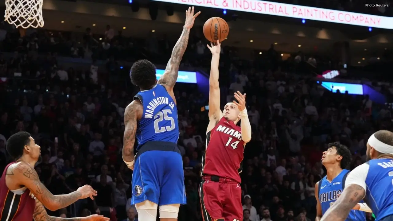 Tyler Herro Shines in Debut as Heat Edge Out Mavericks 106-102