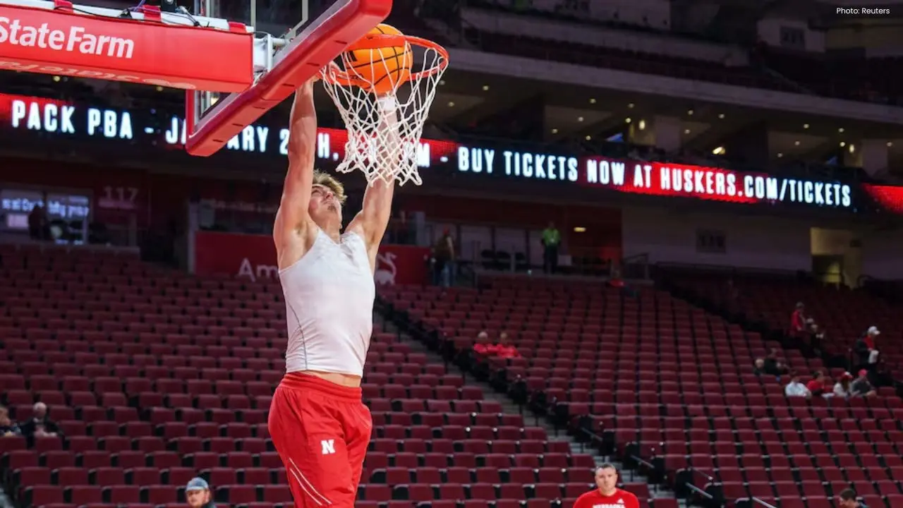 Nebraska Triumphs 80-73 Against Winthrop Behind Rienk Mast