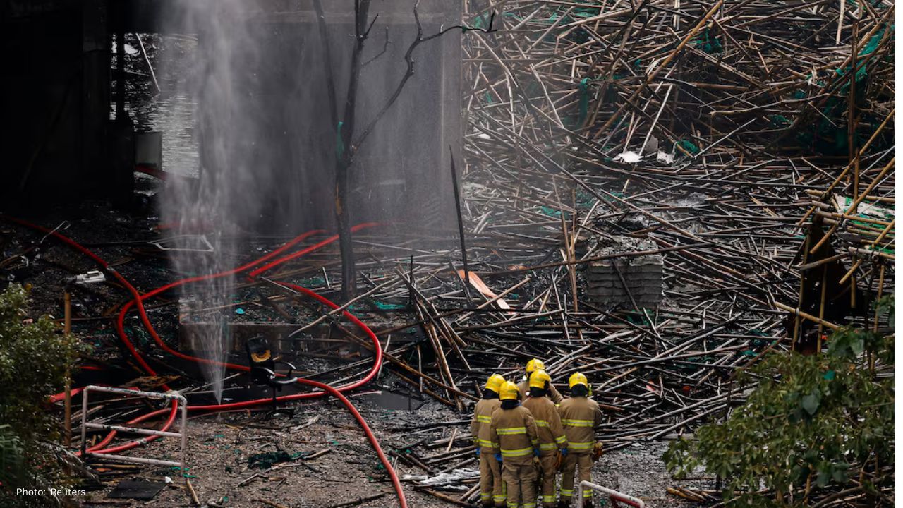 Hong Kong Grieves as Search Efforts Persist After Tragic Tower Blaze