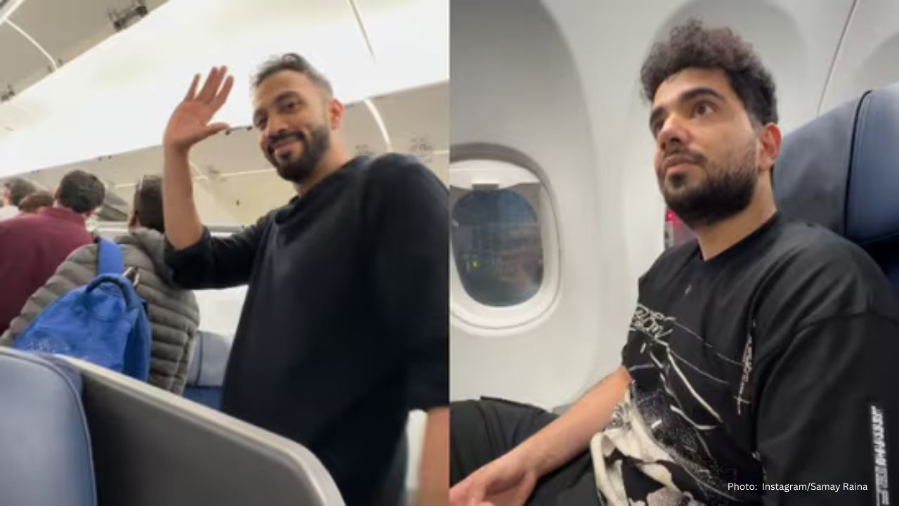 Samay Raina's Chance Encounter with Panoti Guy on IndiGo Flight Stirs Controversy