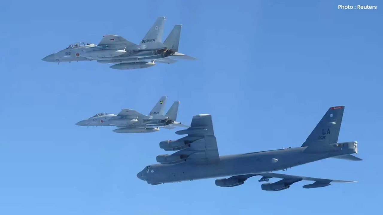 U.S. Nuclear Bombers Patrol Sea of Japan as Tensions Rise