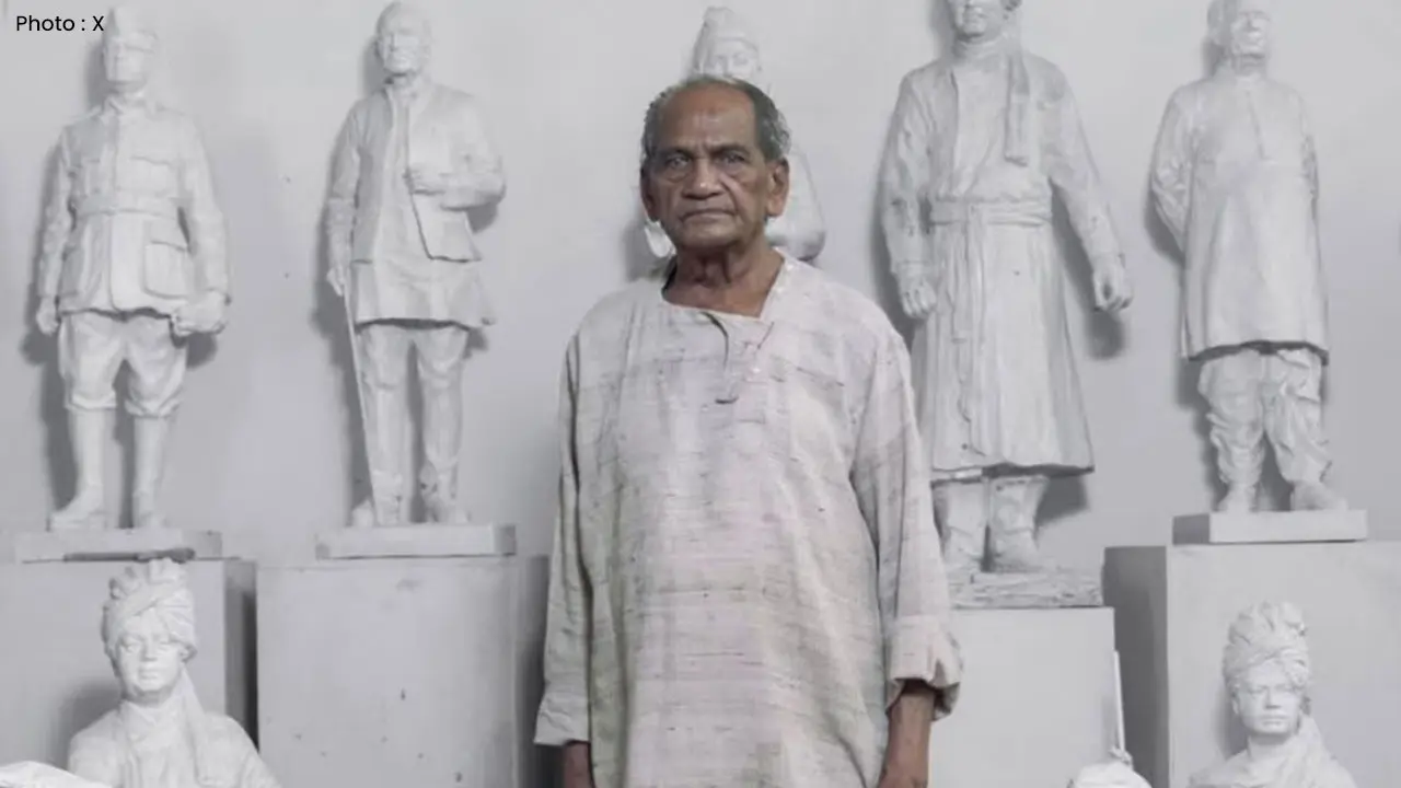 Legendary Sculptor Ram Sutar, Creator of the Statue of Unity, Passes Away at 100