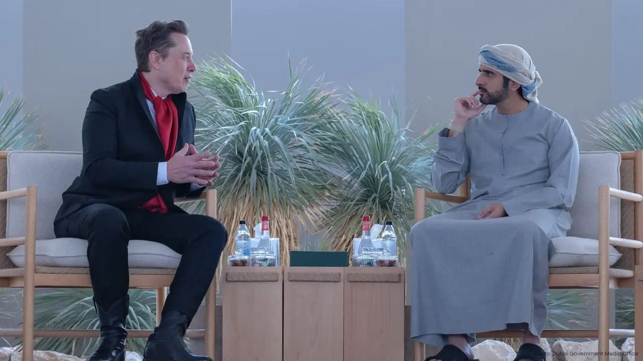 Sheikh Hamdan Engages Elon Musk to Enhance Tech Collaborations