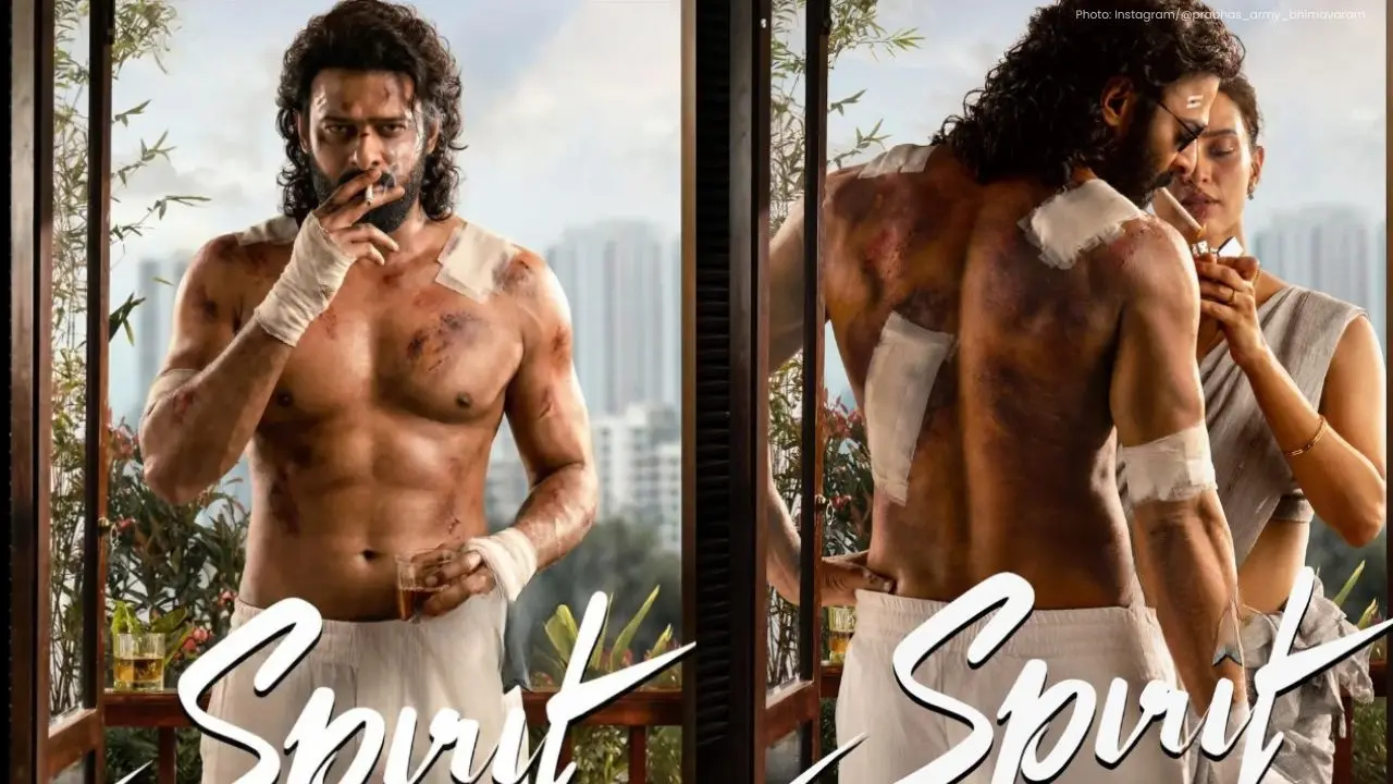 Excitement Builds with New Poster of 'Spirit' Featuring Prabhas and Tripti Dimri