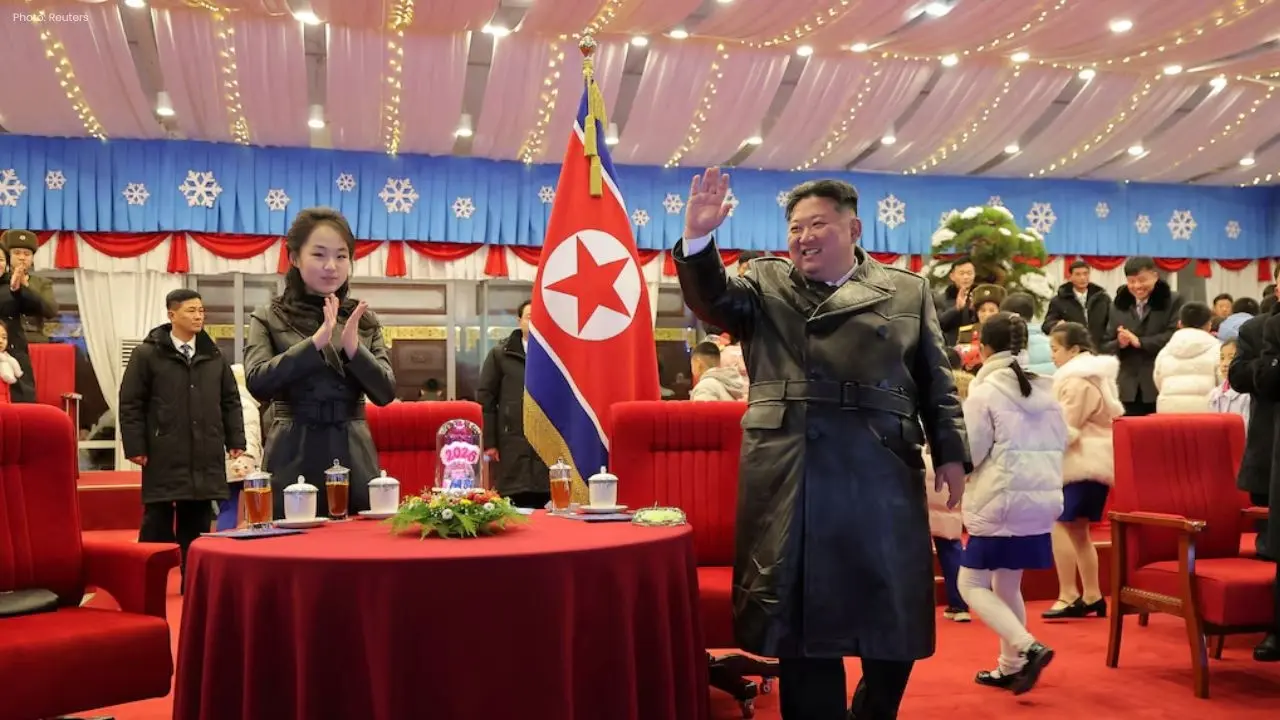 Kim Jong Un Welcomes New Year in Pyongyang with Daughter Ju Ae