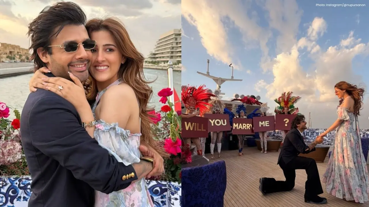 Nupur Sanon and Stebin Ben: A Dreamy Engagement Celebration