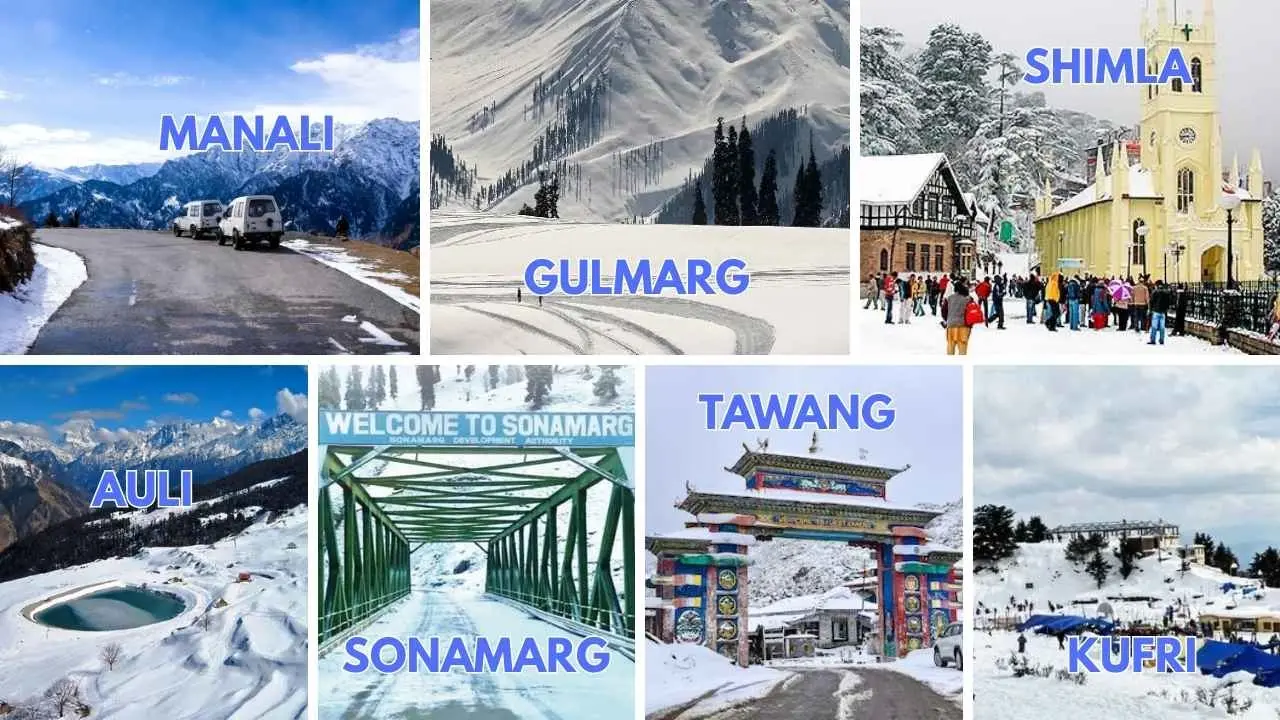 Discover 7 Enchanting Indian Destinations for Winter Snowfall