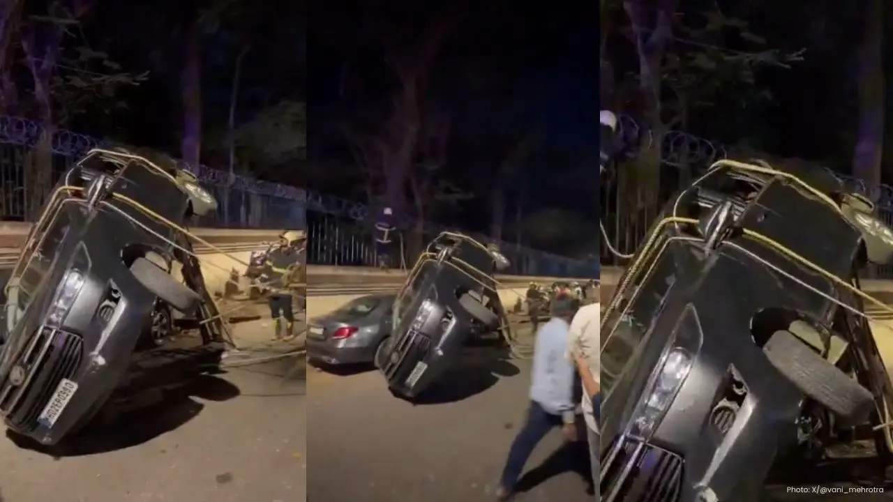 Akshay Kumar's Security Vehicle Rolls Over in Mumbai Incident