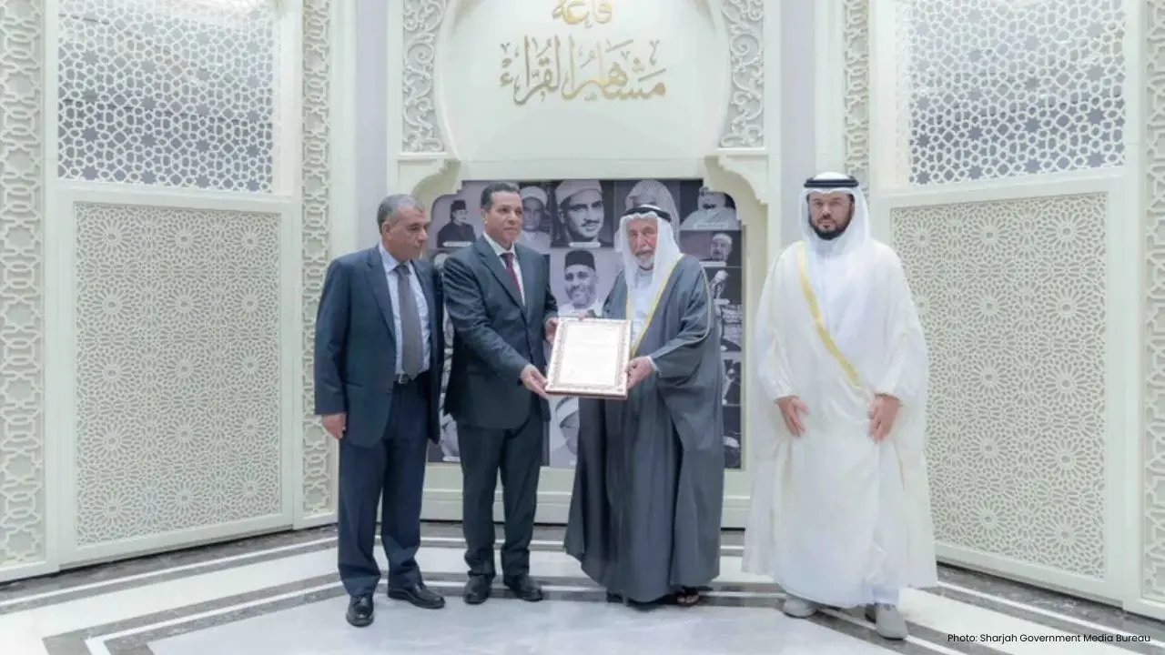 Sheikh Dr. Sultan bin Mohammed Al Qasimi Commemorates Sheikh Abdul Basit with App Launch